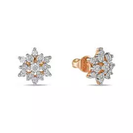 Серьги c бриллиантами