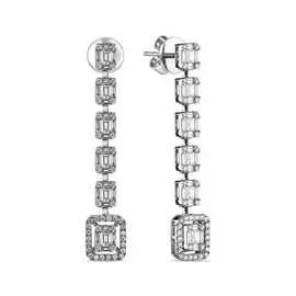 Серьги c бриллиантами