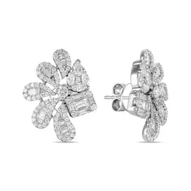 Серьги c бриллиантами