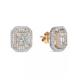 Серьги c бриллиантами