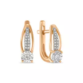 Серьги c бриллиантами