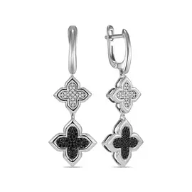 Серьги c бриллиантами