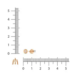 Серьги c бриллиантами