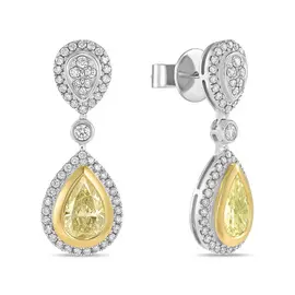 Серьги c бриллиантами