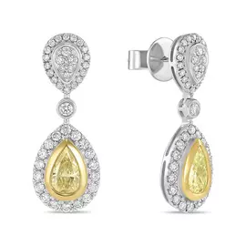 Серьги c бриллиантами