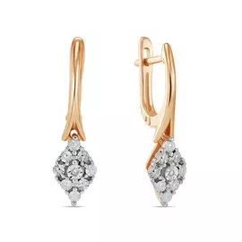 Серьги c бриллиантами