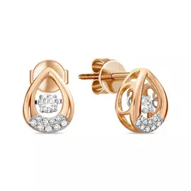 Серьги c бриллиантами