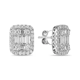 Серьги c бриллиантами