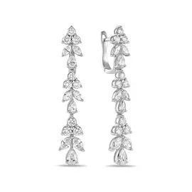 Серьги c бриллиантами