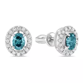 Серьги c бриллиантами