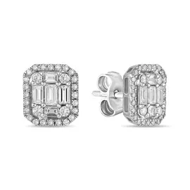 Серьги c бриллиантами