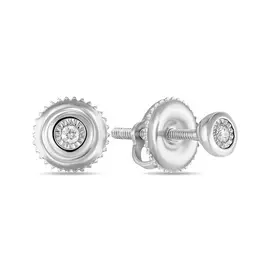 Серьги c бриллиантами