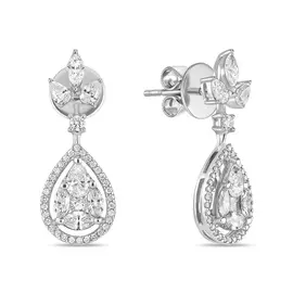 Серьги c бриллиантами