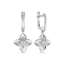 Серьги c бриллиантами