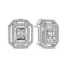 Серьги c бриллиантами