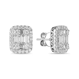 Серьги c бриллиантами