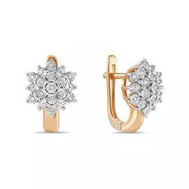 Серьги c бриллиантами