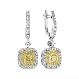 Серьги c бриллиантами