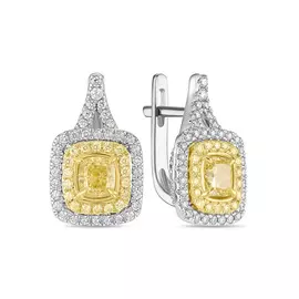 Серьги c бриллиантами