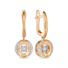 Серьги c бриллиантами