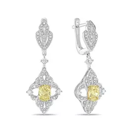 Серьги c бриллиантами