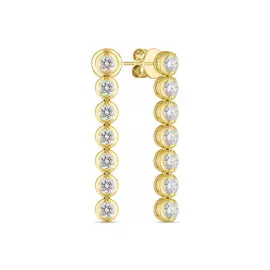 Серьги c бриллиантами