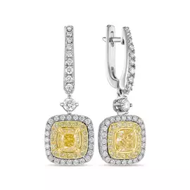 Серьги c бриллиантами