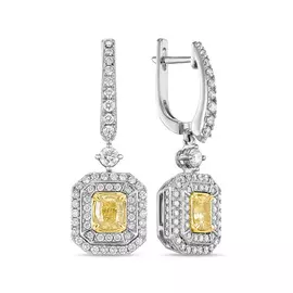 Серьги c бриллиантами