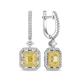 Серьги c бриллиантами