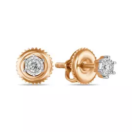 Серьги c бриллиантами