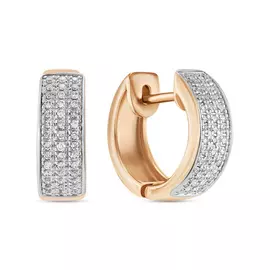 Серьги c бриллиантами