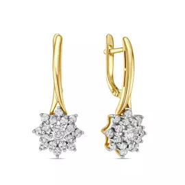 Серьги c бриллиантами