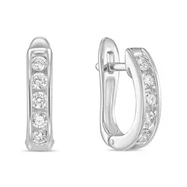 Серьги c бриллиантами