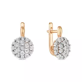 Серьги c бриллиантами