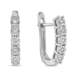 Серьги c бриллиантами