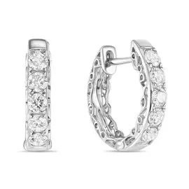 Серьги c бриллиантами