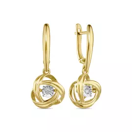 Серьги c бриллиантами