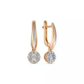 Серьги c бриллиантами