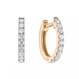 Серьги c бриллиантами