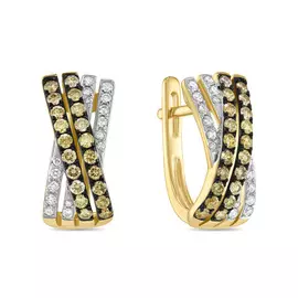 Серьги c бриллиантами