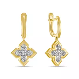 Серьги c бриллиантами