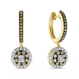 Серьги c бриллиантами