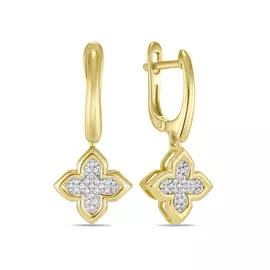 Серьги c бриллиантами