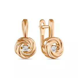 Серьги c бриллиантами