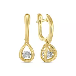 Серьги c бриллиантами