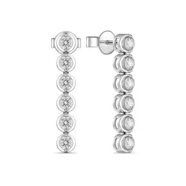 Серьги c бриллиантами