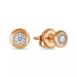 Серьги c бриллиантами