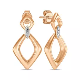 Серьги c бриллиантами