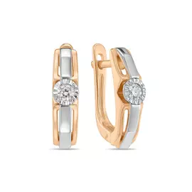 Серьги c бриллиантами