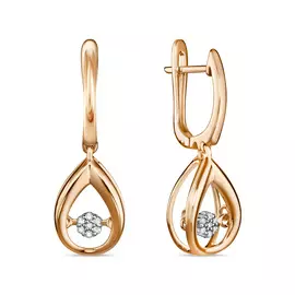 Серьги c бриллиантами